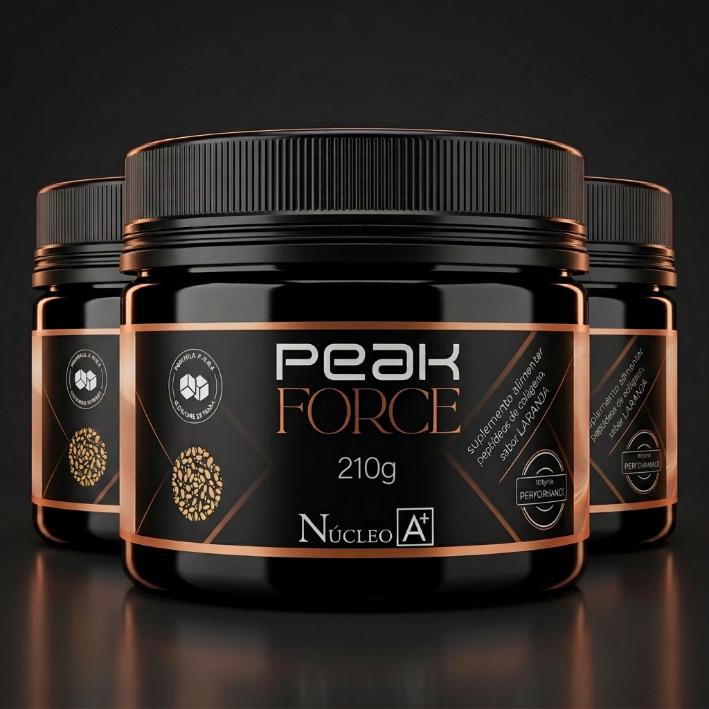 Kit com 3 potes de Peak Force 210 g